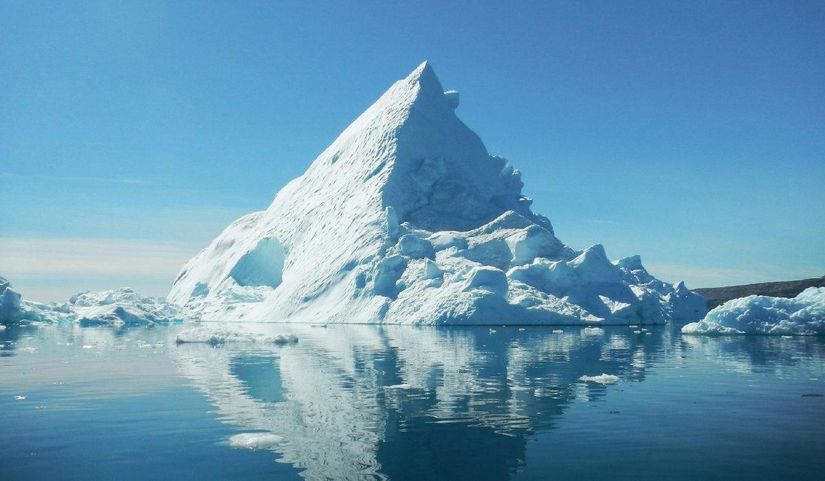 Fotografía de un iceberg para hablar sobre el síndrome del Iceberg y el storytelling