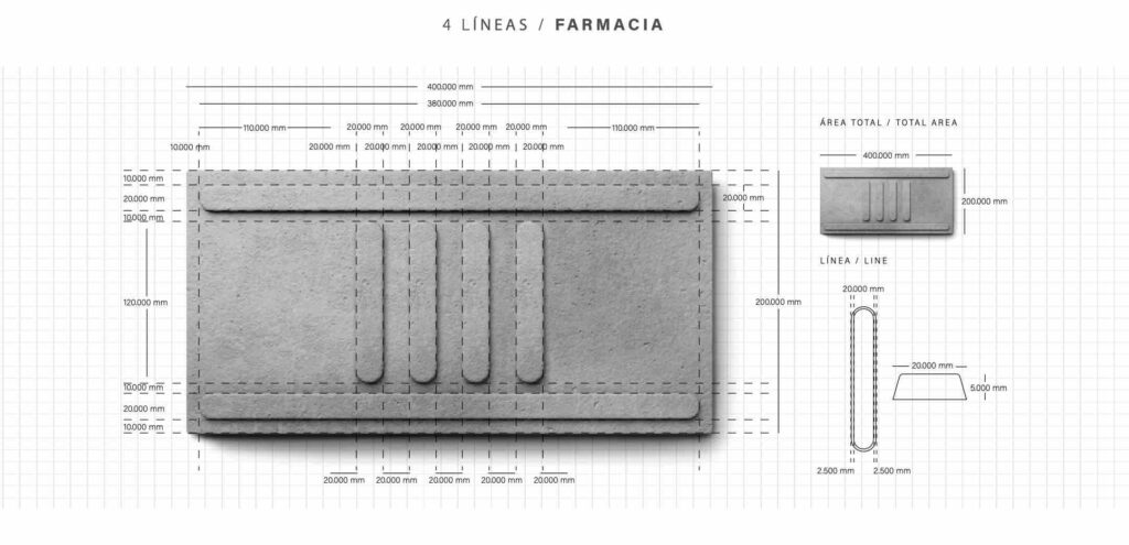 Diseño del nuevo sistema de baldosas del proyecto Sightwalks